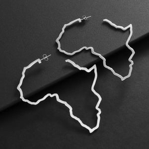 Motherland African Map Earrings